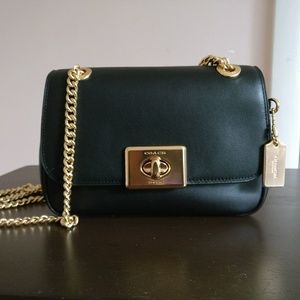 🆕 Coach Leather Chain Strap Cassidy Crossbody